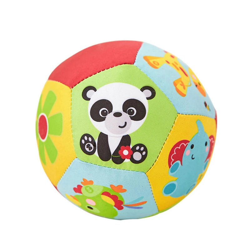 Pelota Sensorial para Bebé con Sonajero