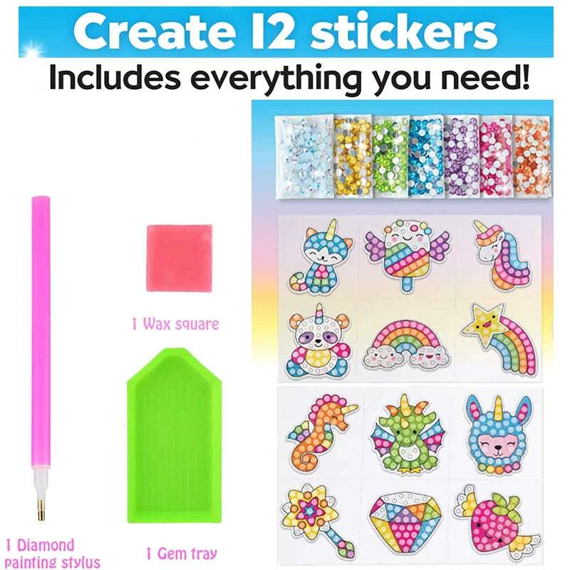 Set de stickers con diamantes