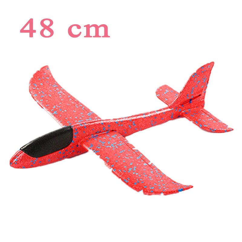 Avión planeador de goma eva