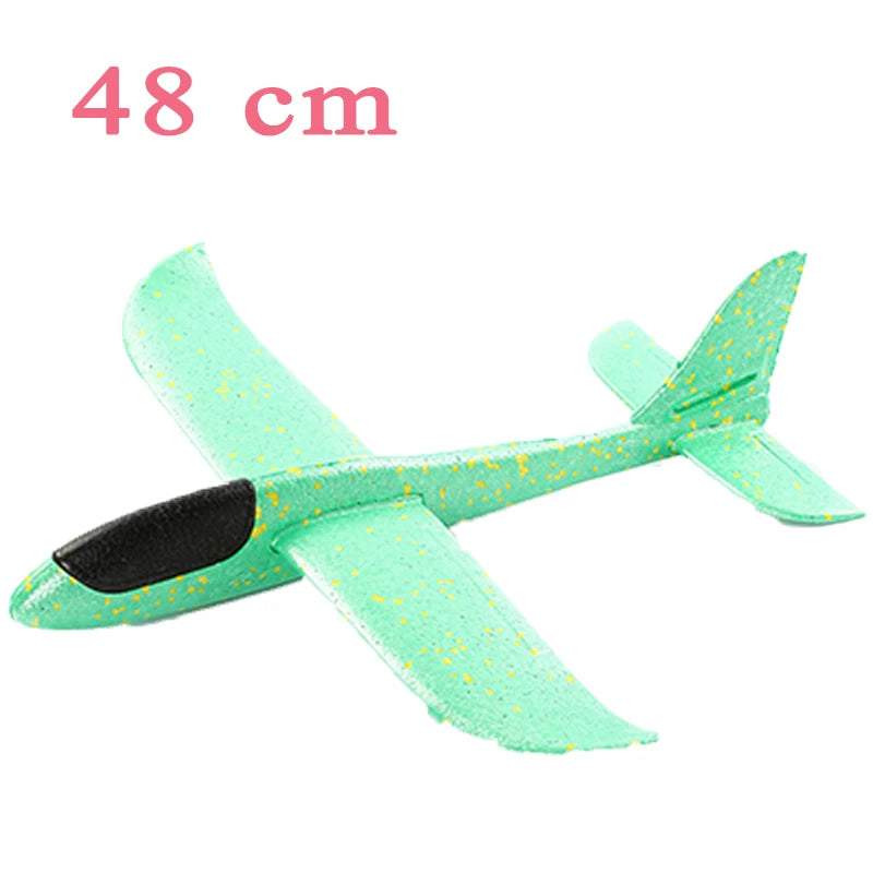 Avión planeador de goma eva