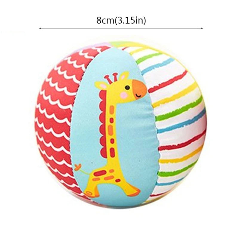 Pelota Sensorial para Bebé con Sonajero