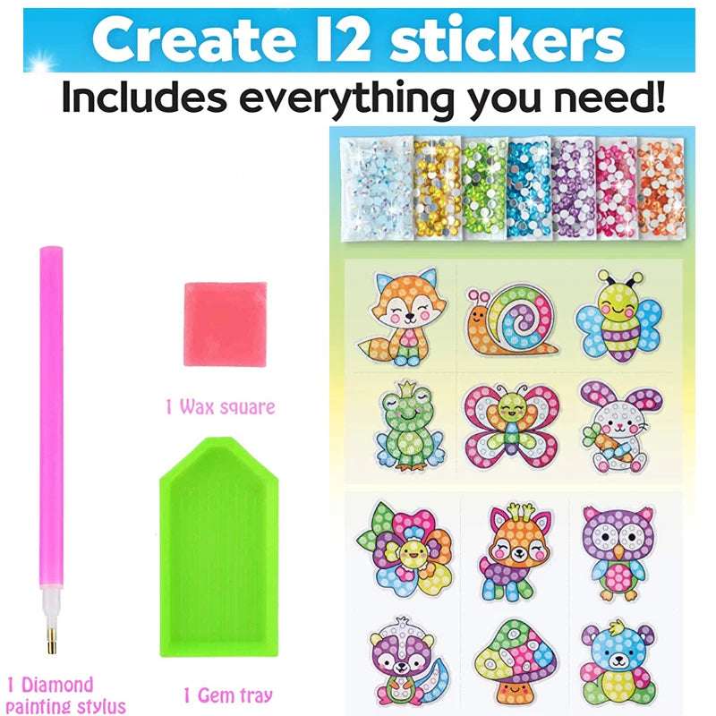 Set de stickers con diamantes