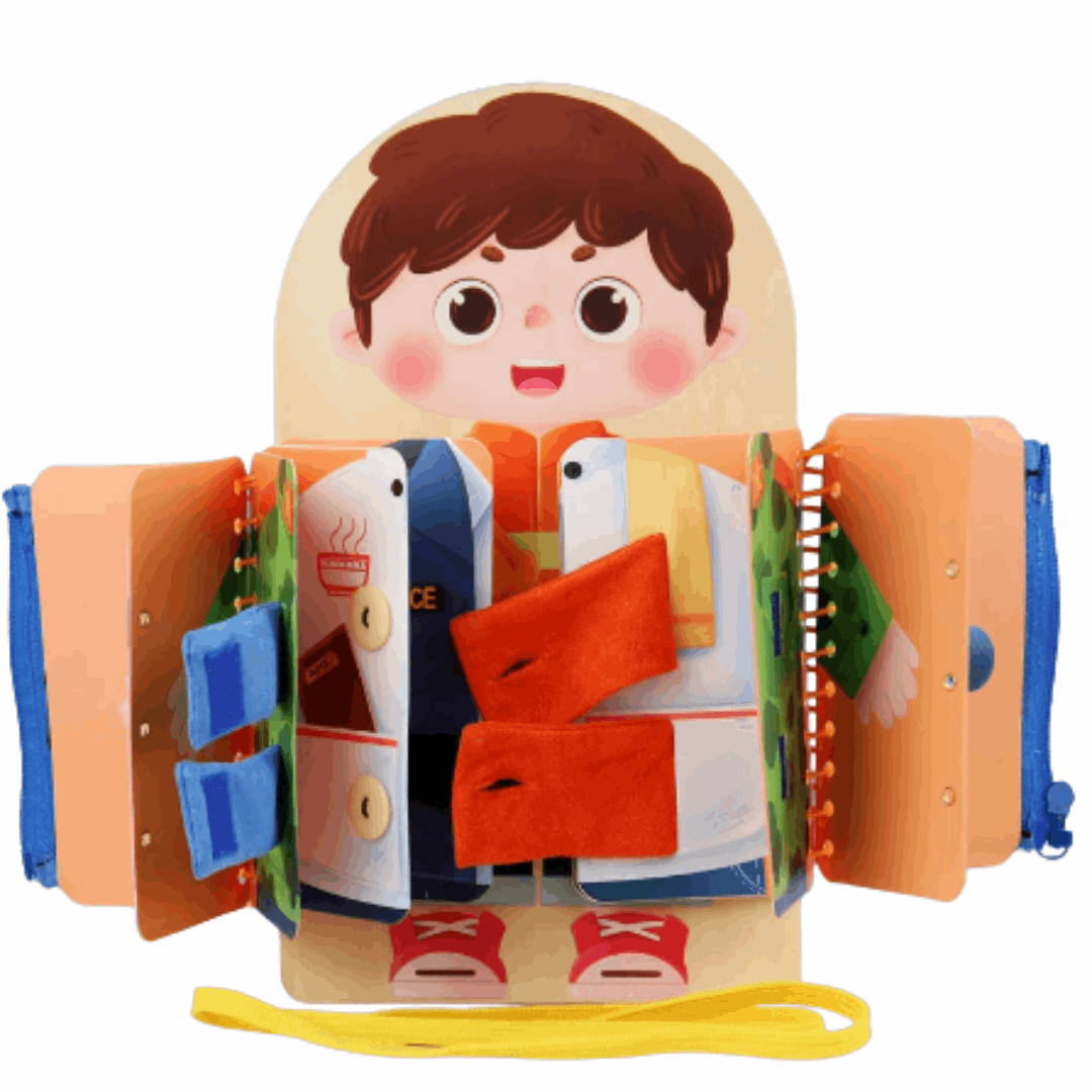 Libro de actividades Montessori - Habilidades de vestimenta