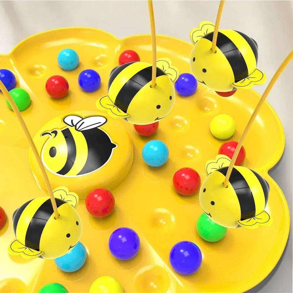 Juego de abejas atrapa pelotas