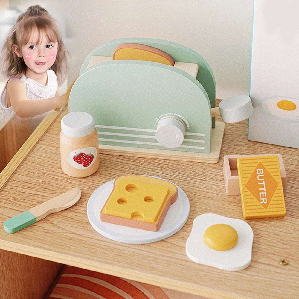 Set “Mi Pequeña Tostadora” de Madera
