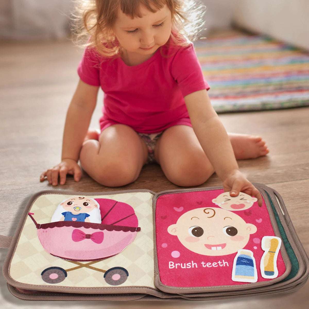 Libro sensorial de tela