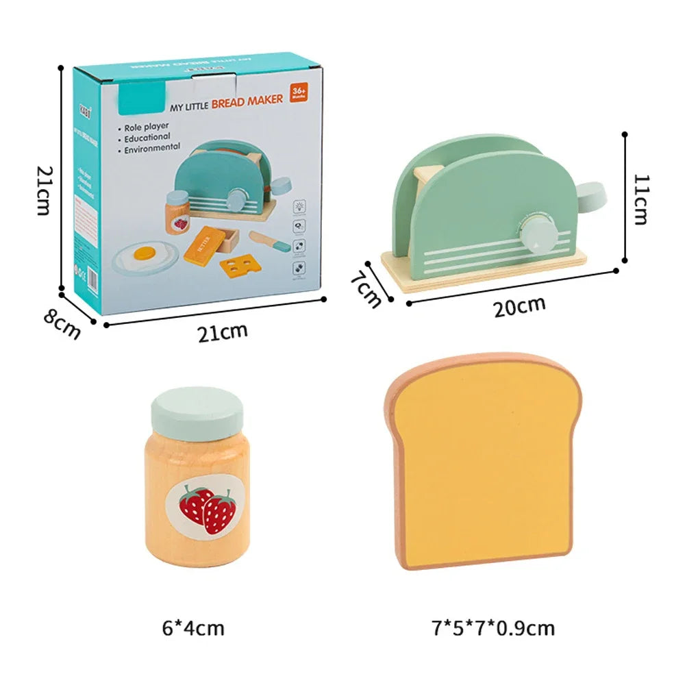 Set “Mi Pequeña Tostadora” de Madera