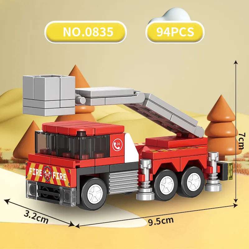 Vehículos de Construcción y Ciudad con Bloques Lego