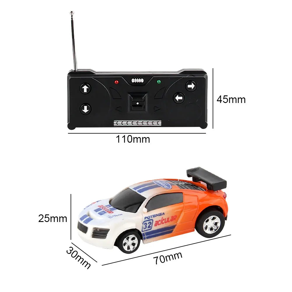 Mini Auto RC en Lata para Niños – Auto a Control Remoto Recargable