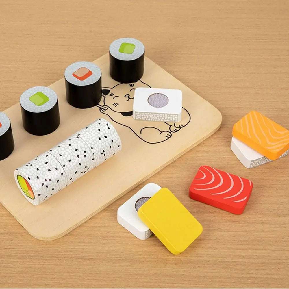 Set de cocina de madera – Sushi japonés