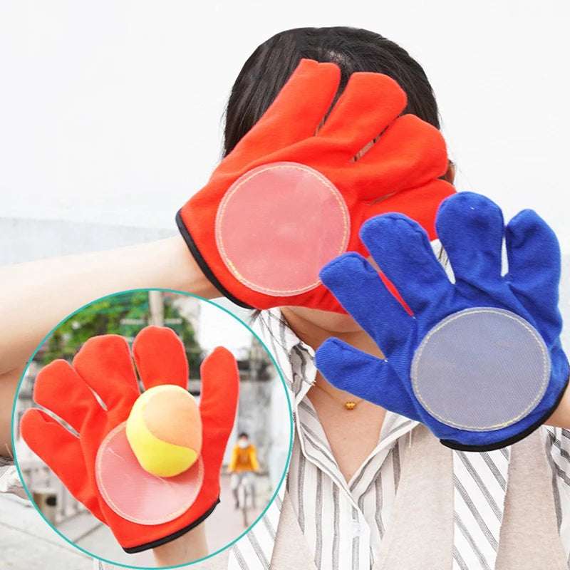 Guantes con Pelotas Velcro