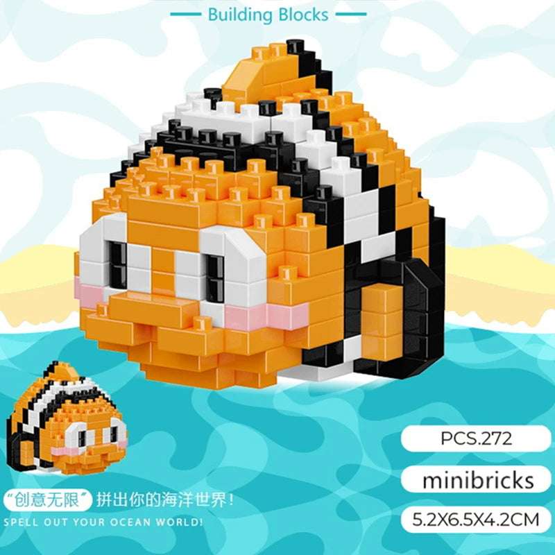 Mini Bloques Animales Marinos