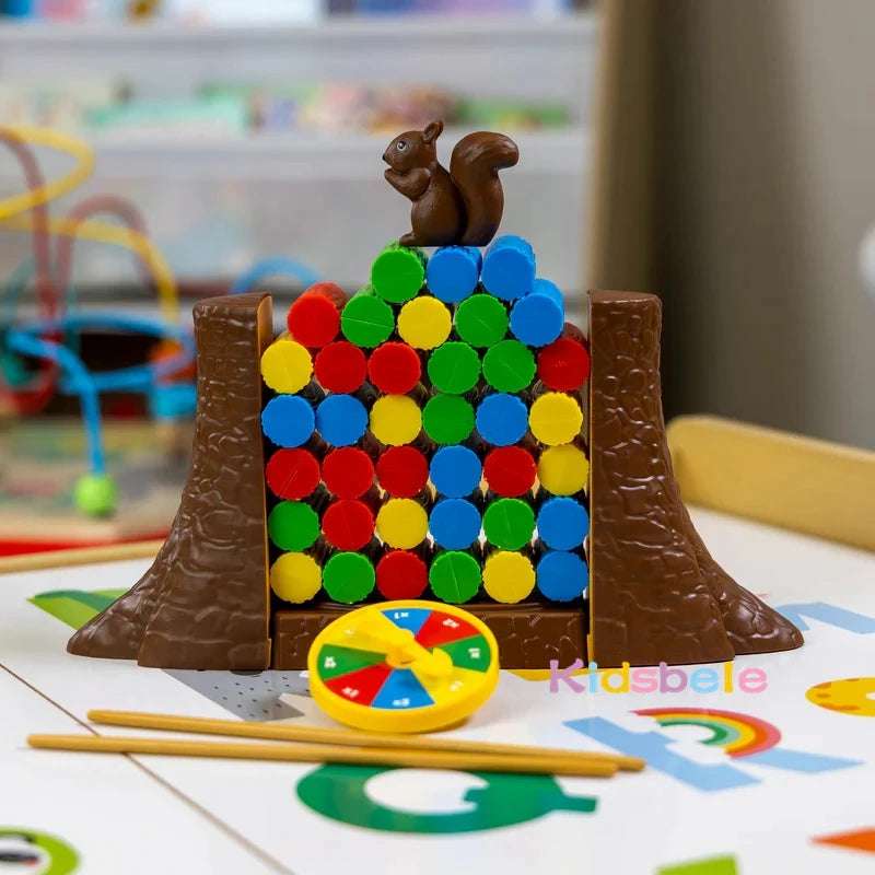 Juego de mesa – Ardilla de destreza y equilibrio