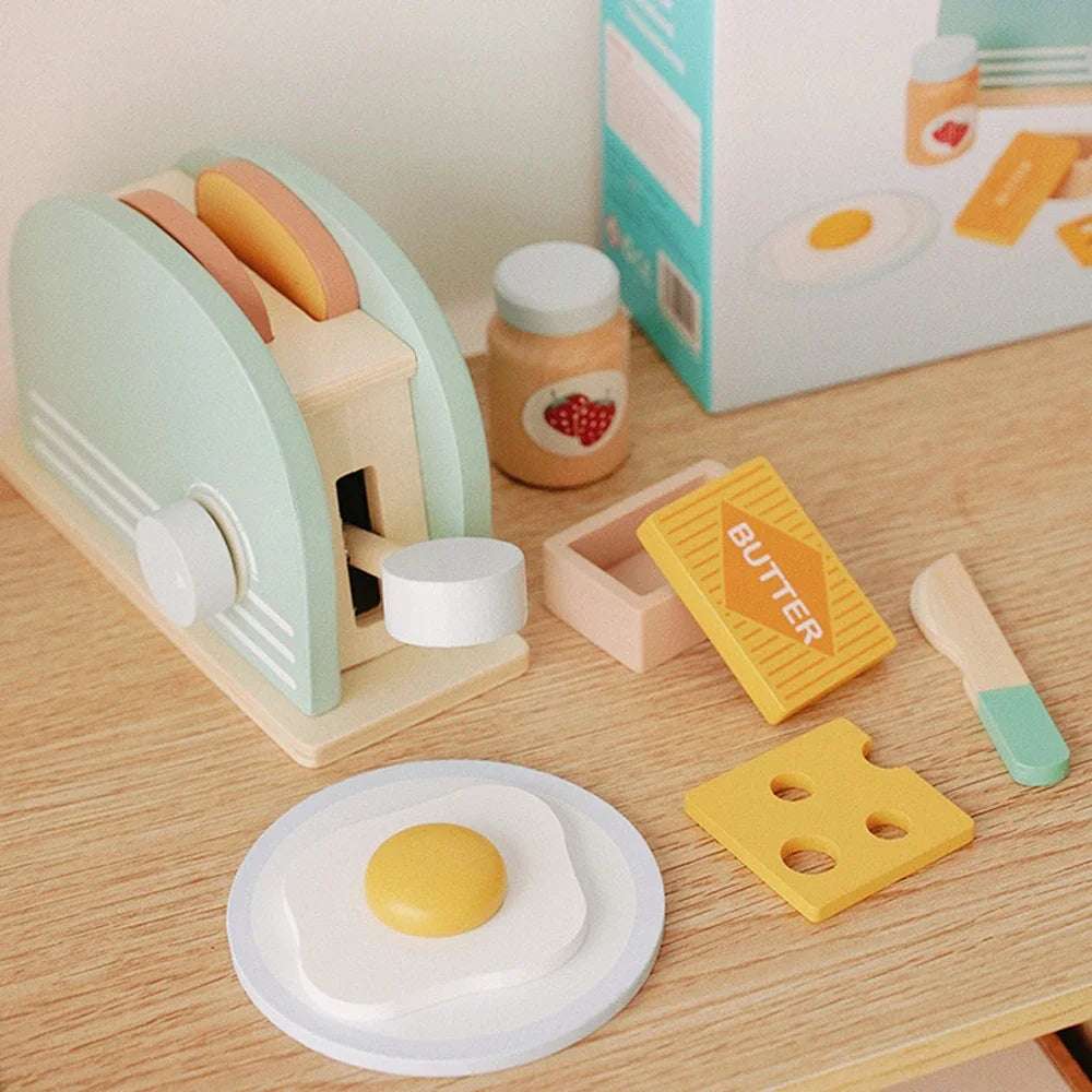 Set “Mi Pequeña Tostadora” de Madera