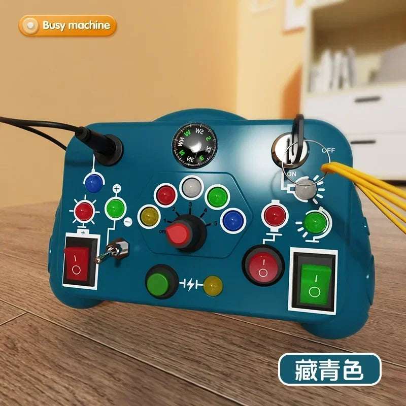 Tablero Montessori con luz