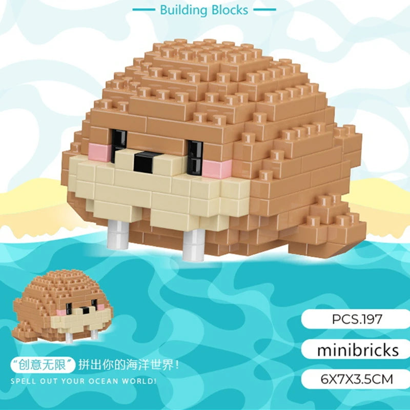 Mini Bloques Animales Marinos