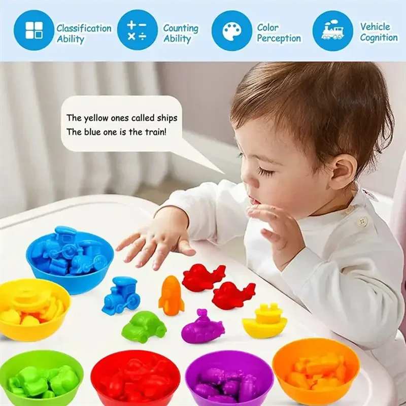 Set de Clasificación – 80 piezas con pinzas y bowls