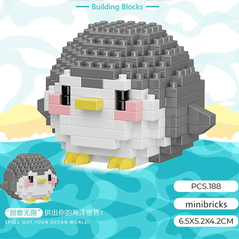 Mini Bloques Animales Marinos