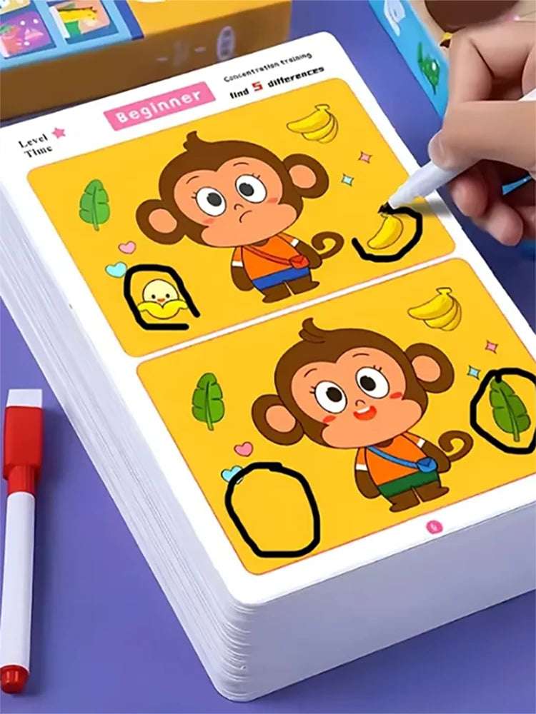 Encuentra las diferencias - Juego de observación visual
