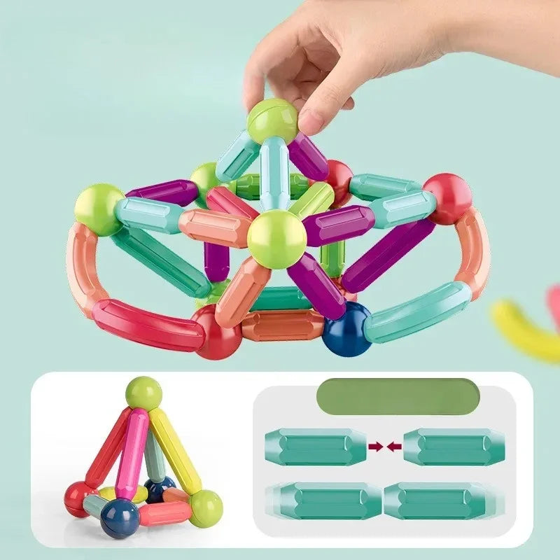 Set de construcción magnética 3D