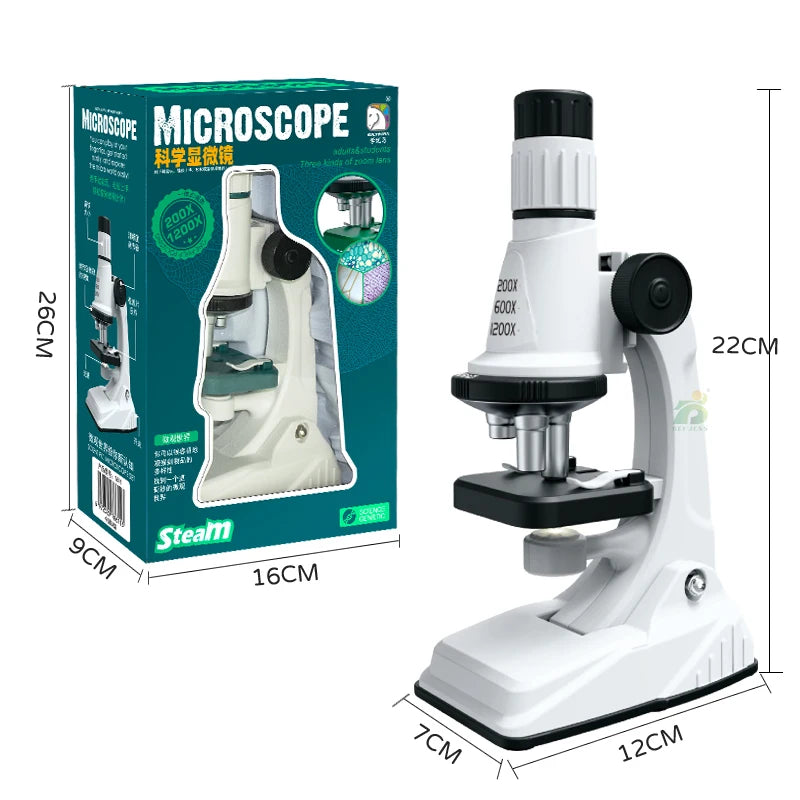 Microscopio científico educativo