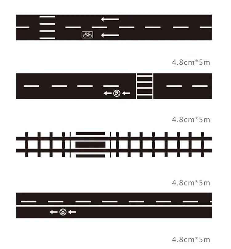 Cintas adhesivas de carreteras para autos