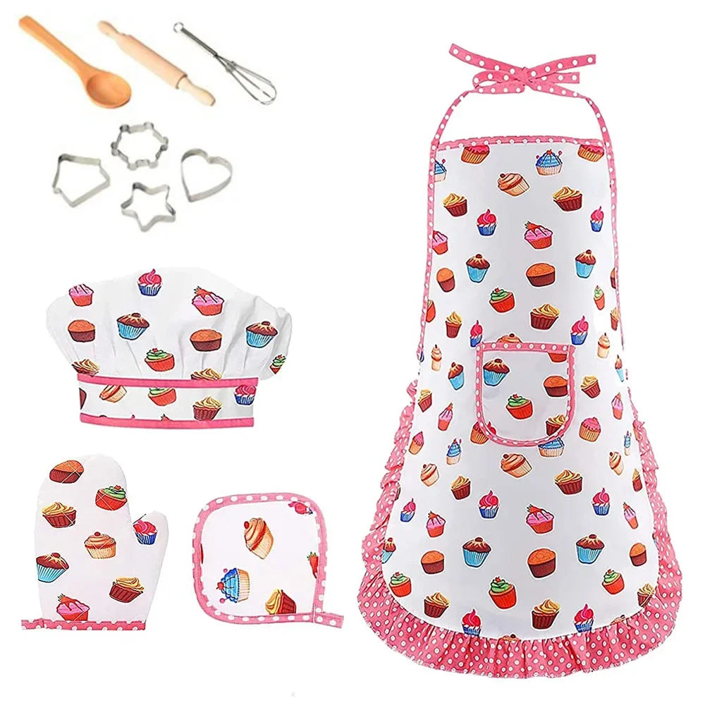 Set Delantal de cocina y Utensilios