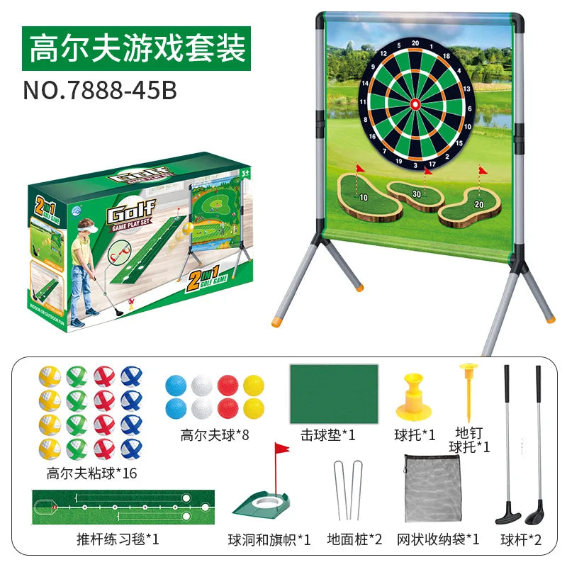 Set de Golf Interactivo con Lienzo Objetivo