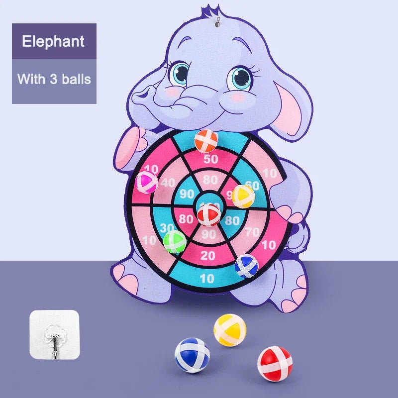 Diana infantil con pelotas de velcro - Juego de puntería