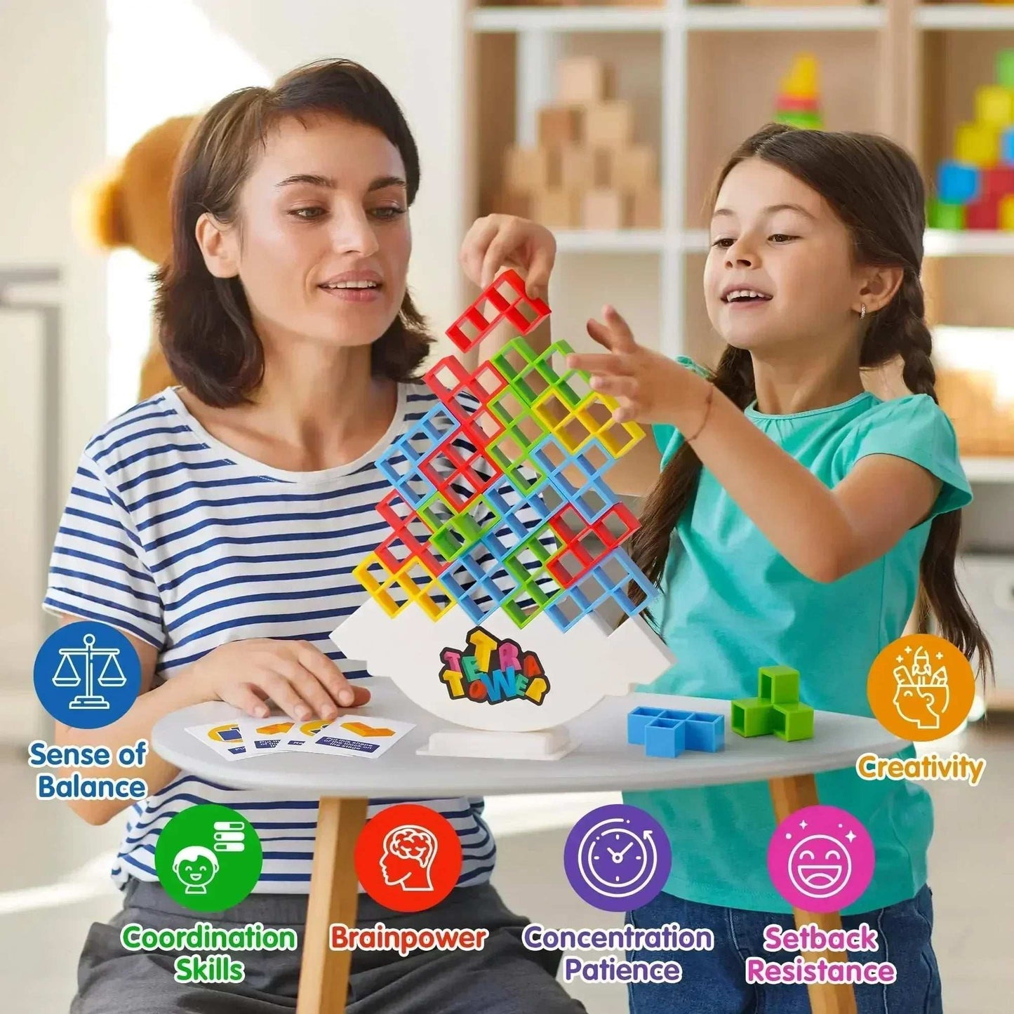 Tetra Tower – Juego equilibrio para niños y adultos