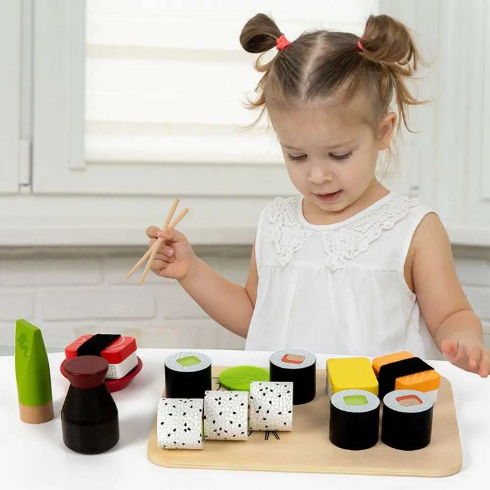 Set de cocina de madera – Sushi japonés