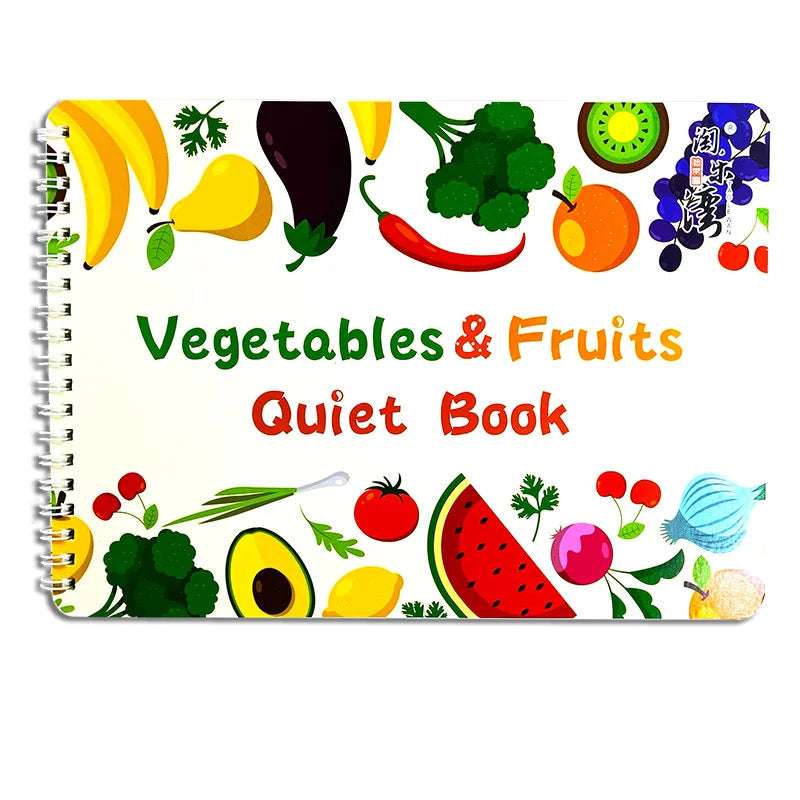 Libro de actividades con stickers - Quiet books temáticos