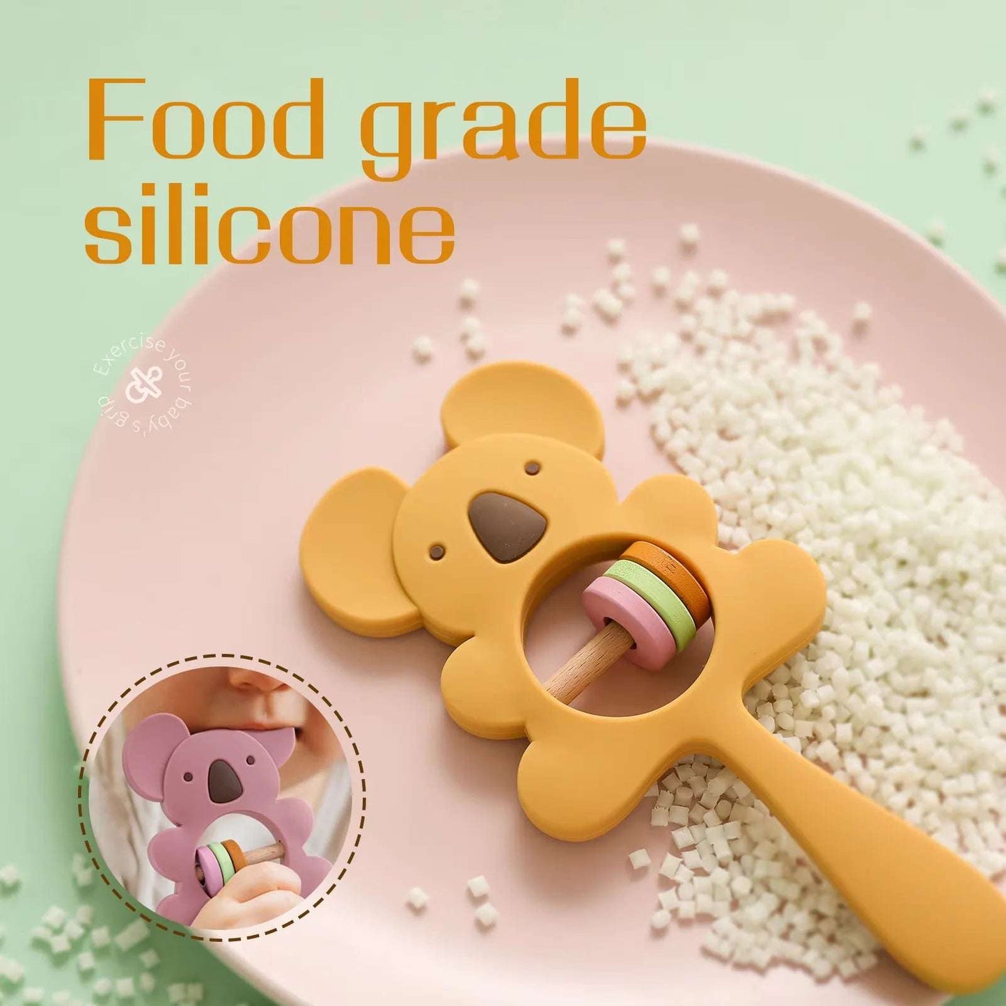 Sonajero Koala Sensorial – Primeras Exploraciones
