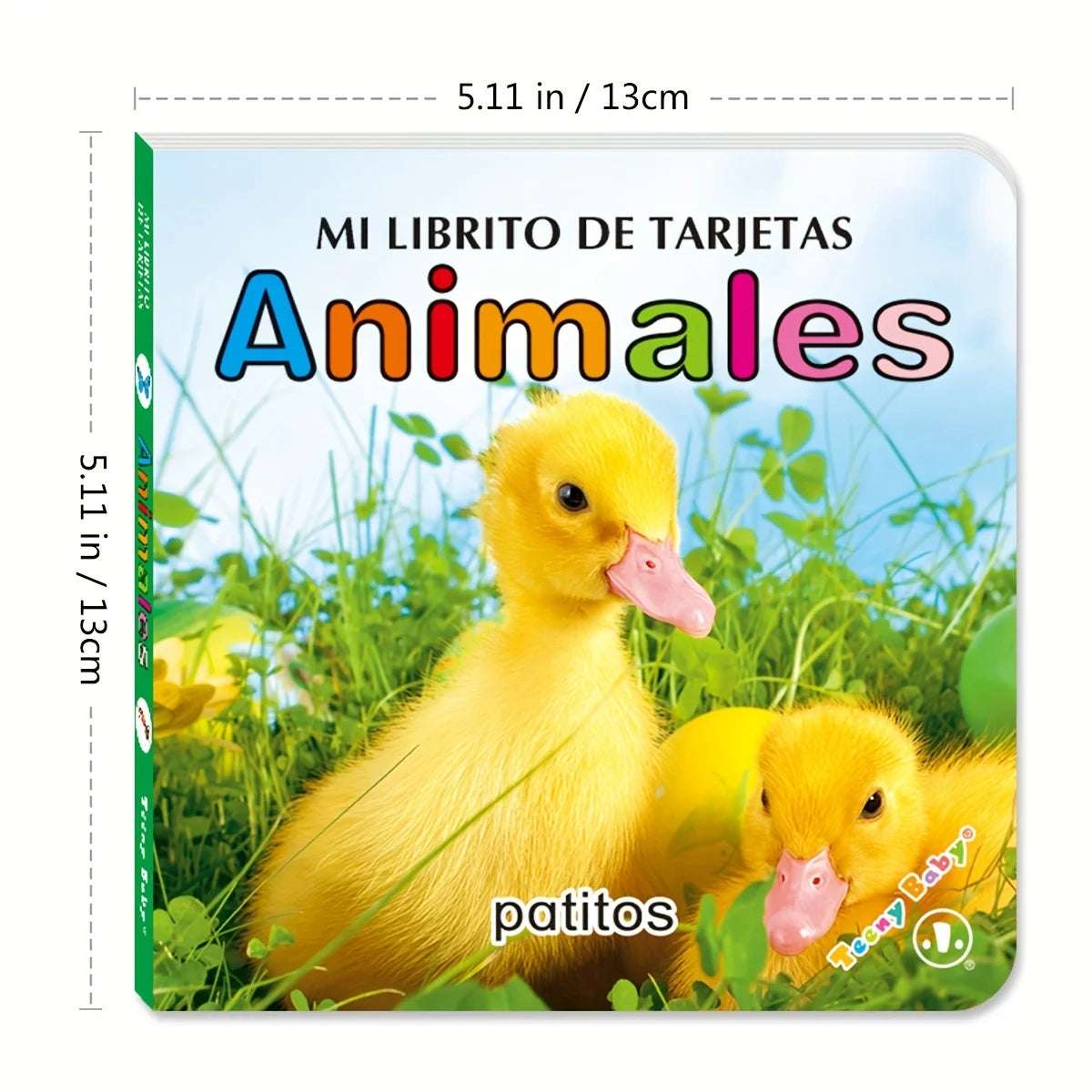 Set de 6 Libros de Cartón para Bebés | Colores, Números, Animales y Más