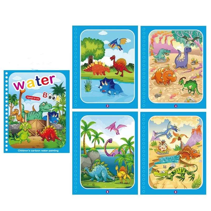 Libro mágico para pintar con lápiz de agua