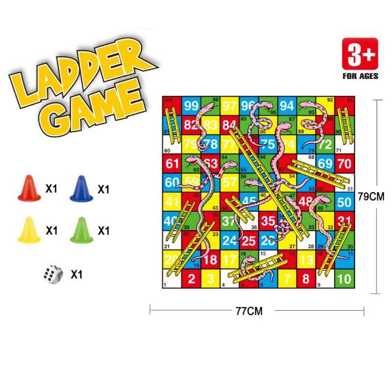 Juego de Mesa Serpientes y Escaleras
