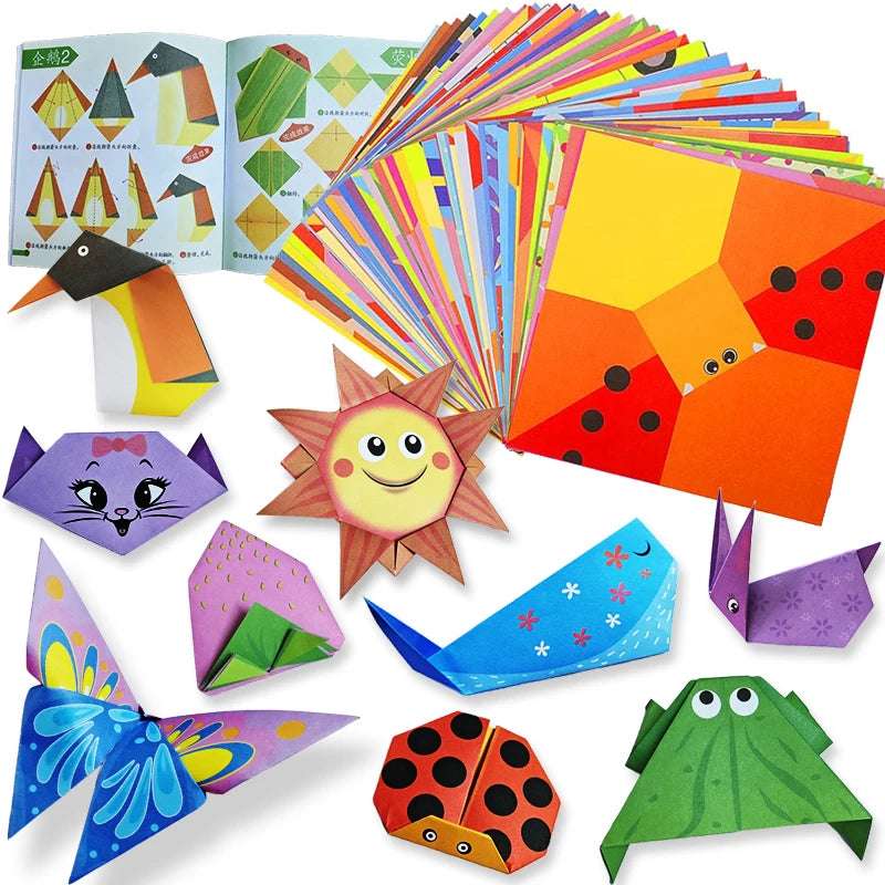 Set de origami diferentes niveles