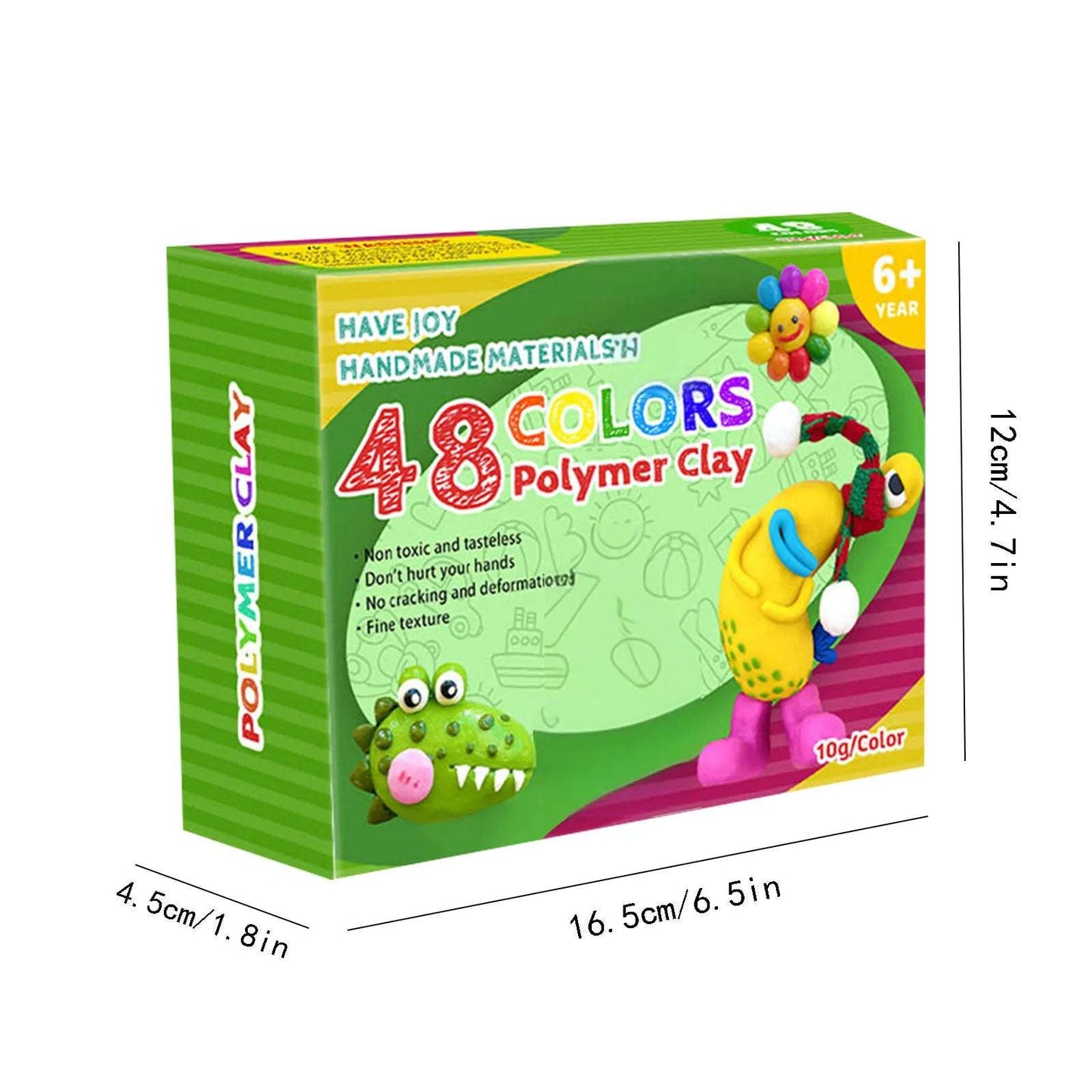 Set de Arcilla Polimérica – 48 Colores + Herramientas