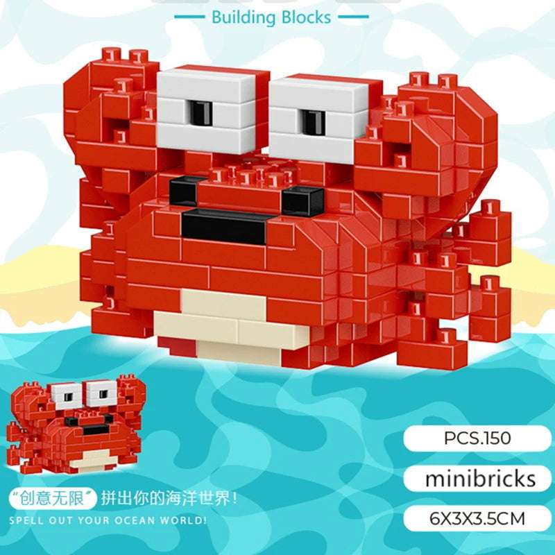 Mini Bloques Animales Marinos