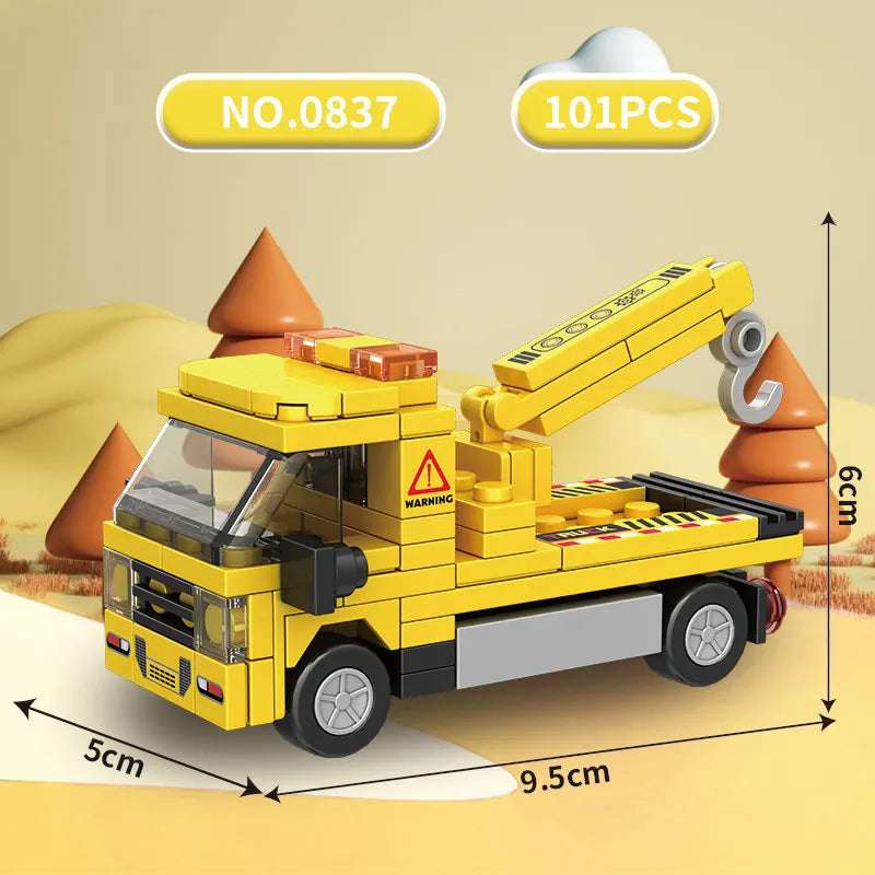 Vehículos de Construcción y Ciudad con Bloques Lego