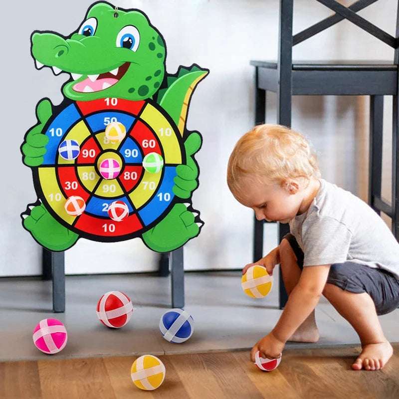 Diana infantil con pelotas de velcro - Juego de puntería