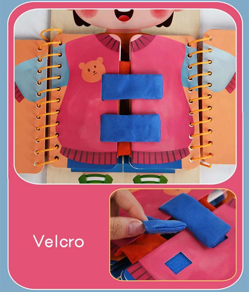 Libro de actividades Montessori - Habilidades de vestimenta