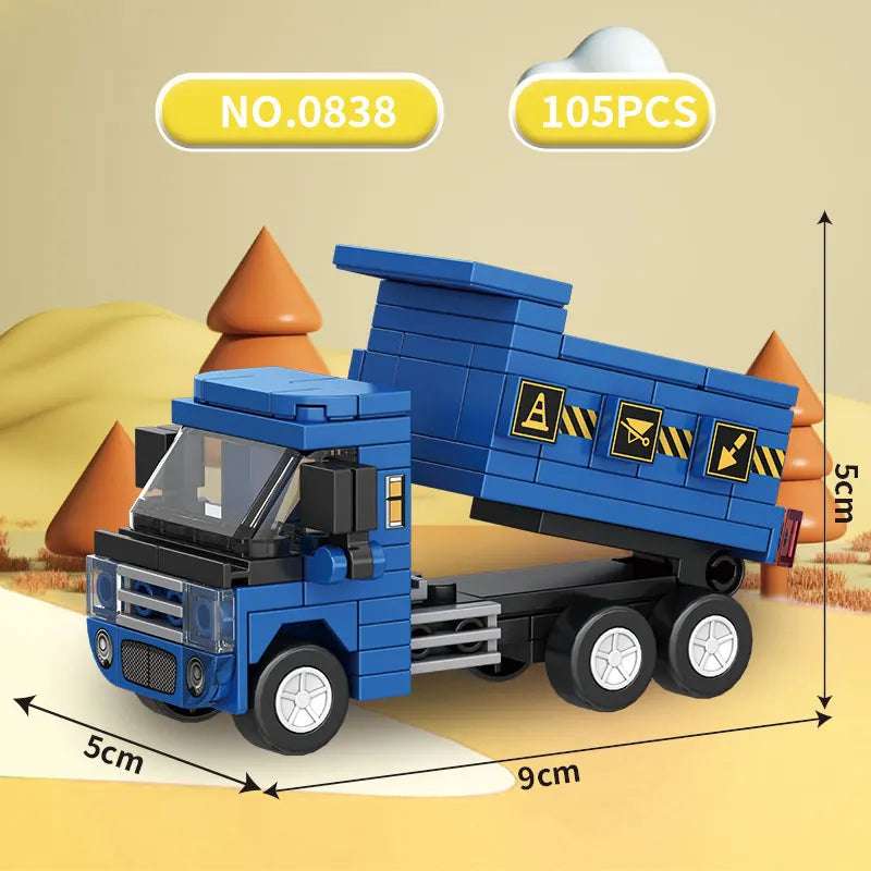 Vehículos de Construcción y Ciudad con Bloques Lego