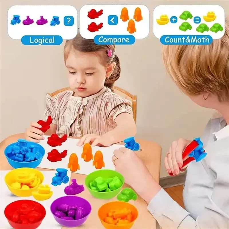 Set de Clasificación – 80 piezas con pinzas y bowls
