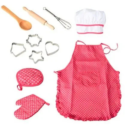 Set Delantal de cocina y Utensilios