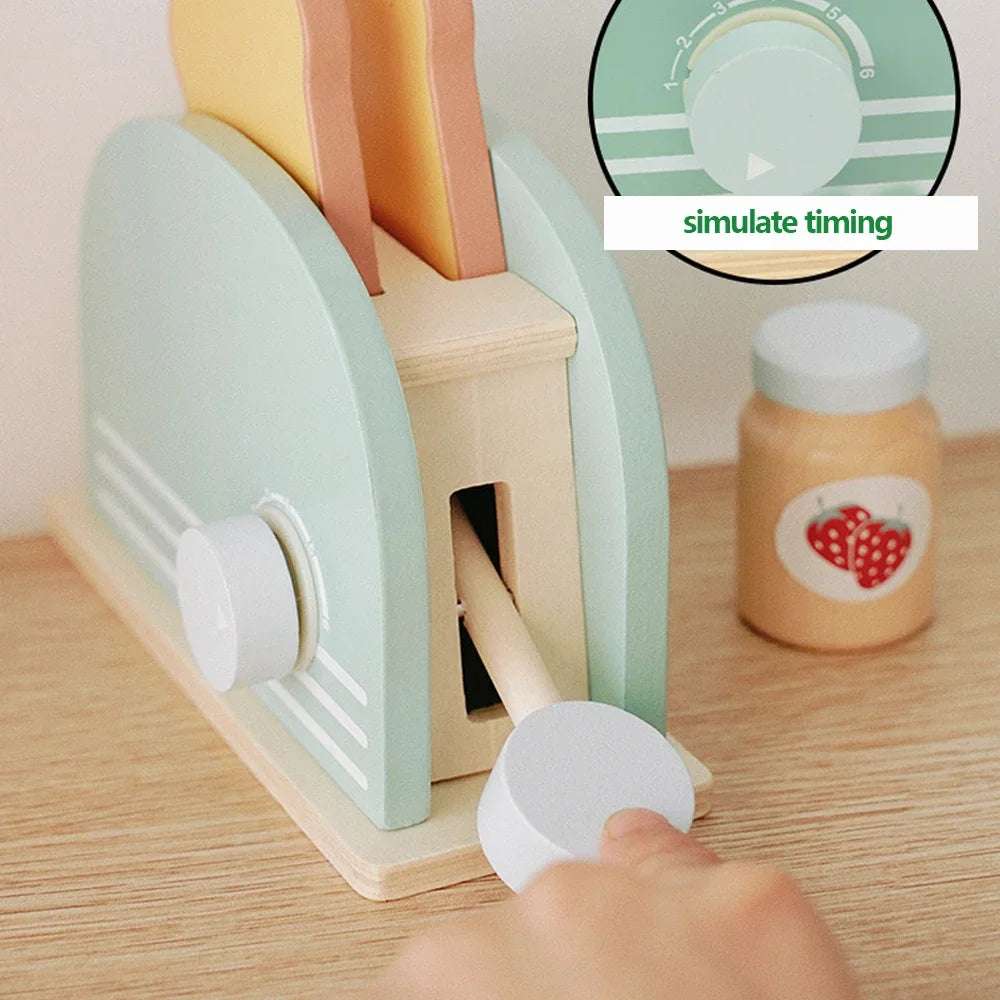 Set “Mi Pequeña Tostadora” de Madera