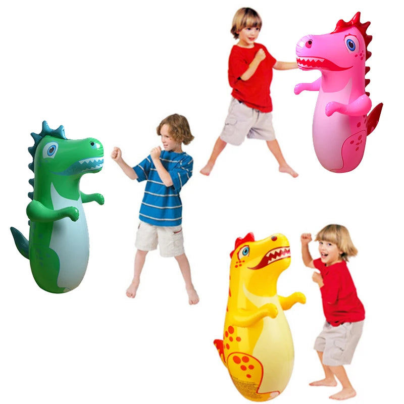 Dinosaurio Inflable de Boxeo -Mono Porfiado