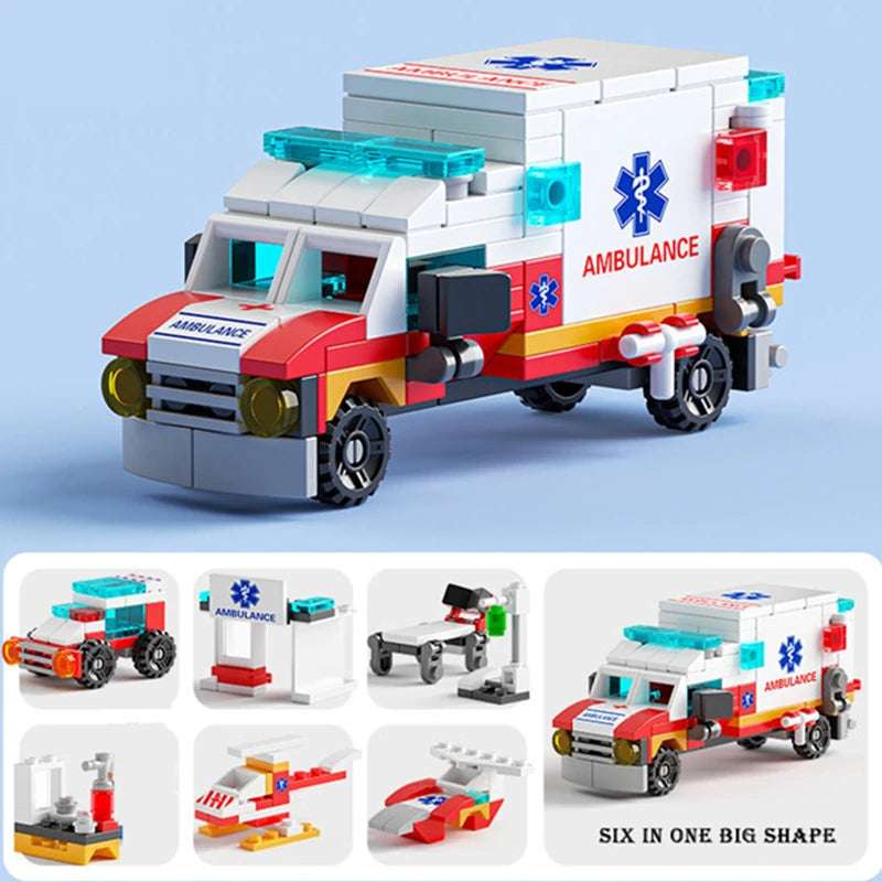 Set de Bloques de Construcción Ambulancia 6 en 1 - Lego