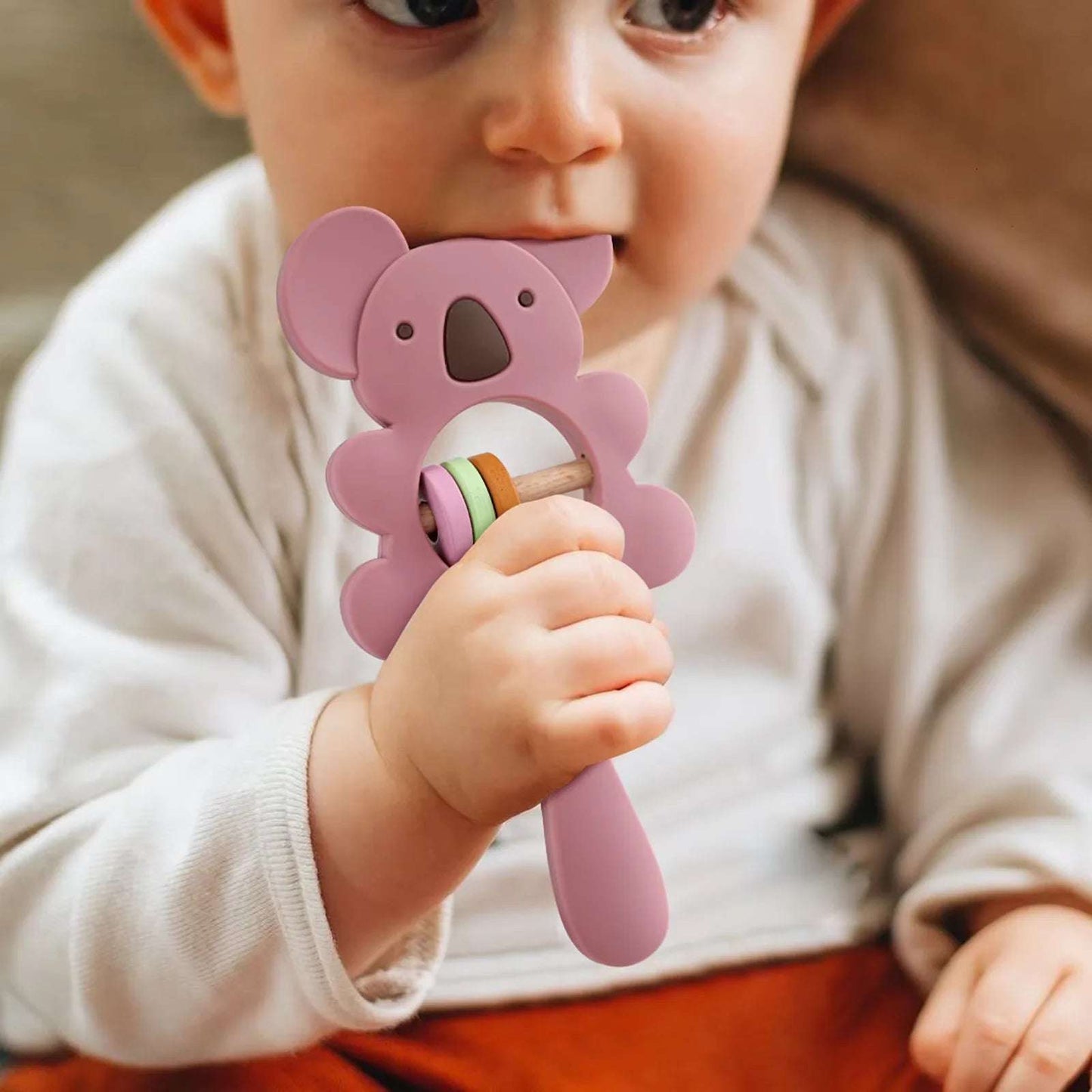 Sonajero Koala Sensorial – Primeras Exploraciones