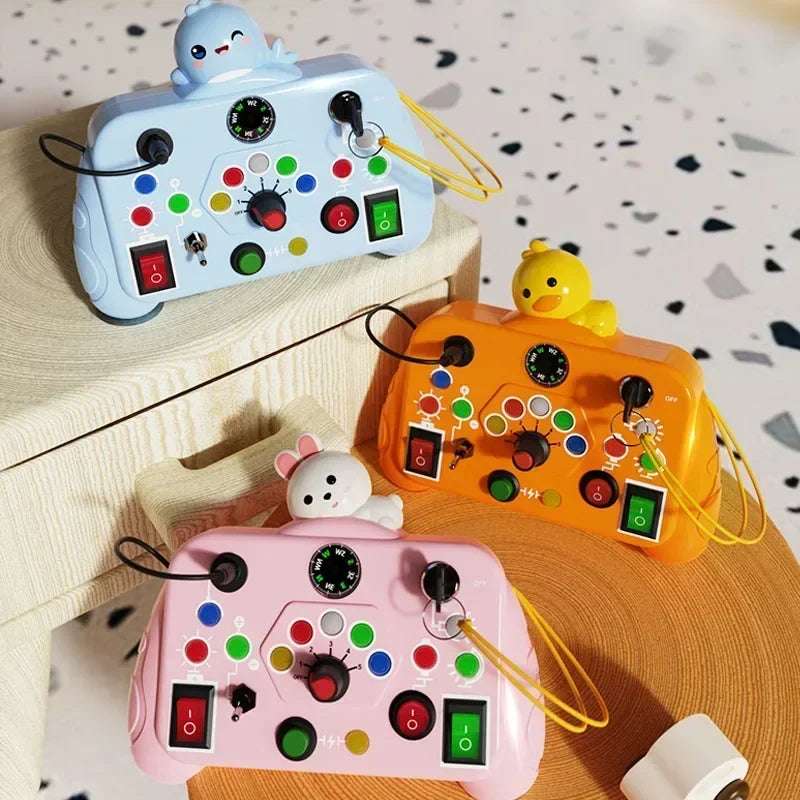 Tablero Montessori con luz